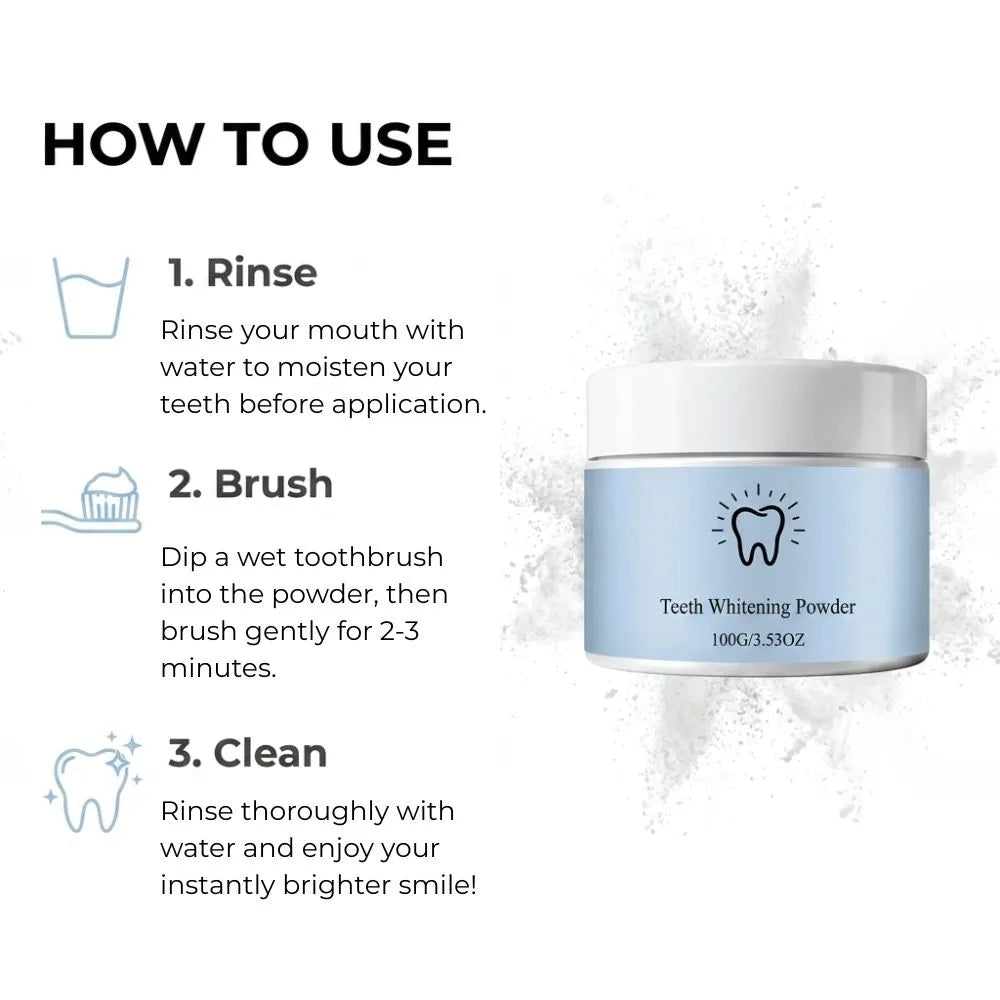 Nacre™ Teeth-Whitening Powder